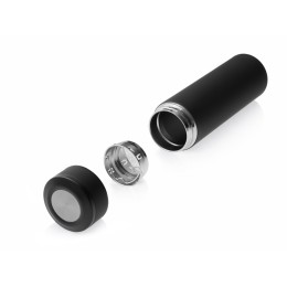 Вакуумный термос "Vacuum Flask C1", soft touch, 420мл, черный