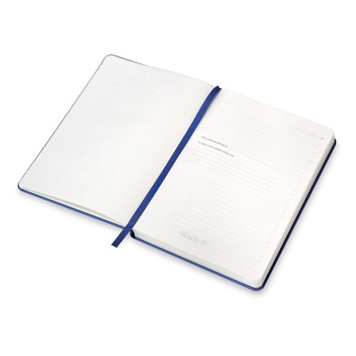 Бизнес-блокнот "С3" софт-тач с магнитом, твердая обложка, 128 листов, синий