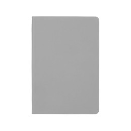 Бизнес-блокнот C2 софт-тач, твердая обложка, 128 листов, серый