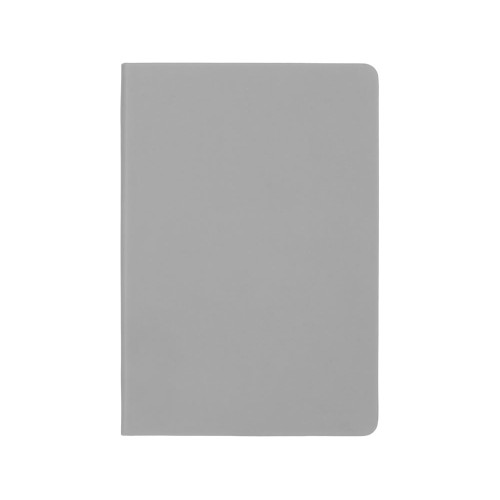 Бизнес-блокнот C2 софт-тач, твердая обложка, 128 листов, серый