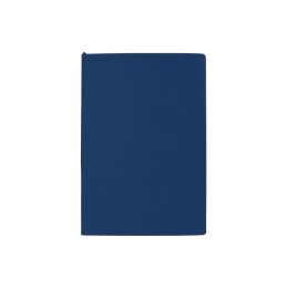 Бизнес-блокнот C1 софт-тач, гибкая обложка, 128 листов, темно-синий (Р)