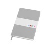 Бизнес-блокнот C2 софт-тач, твердая обложка, 128 листов, серый