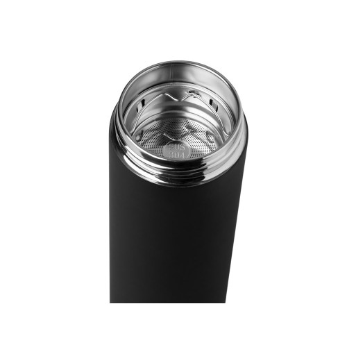 Вакуумный термос "Vacuum Flask C1", soft touch, 420мл, черный