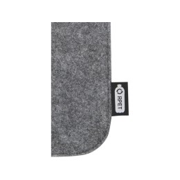 Чехол для очков Felta из материалов, переработанных согласно стандарту GRS, средне-серый