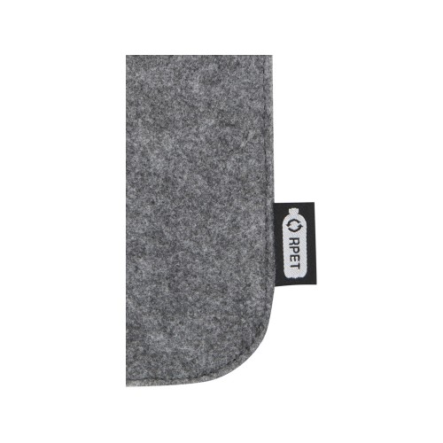 Чехол для очков Felta из материалов, переработанных согласно стандарту GRS, средне-серый