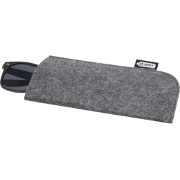 Чехол для очков Felta из материалов, переработанных согласно стандарту GRS, средне-серый