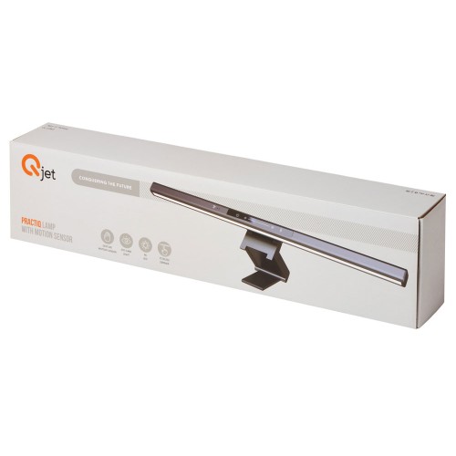 Лампа для монитора «PractIQ» с датчиком движения, 66 LED, диммер, черный