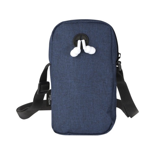 Сумка для телефона "Ross" из переработанного материала, синий navy
