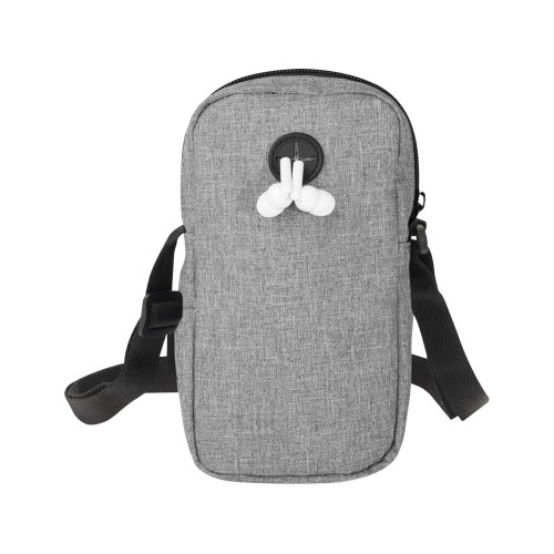 Сумка для телефона "Ross" из переработанного материала, серый яркий