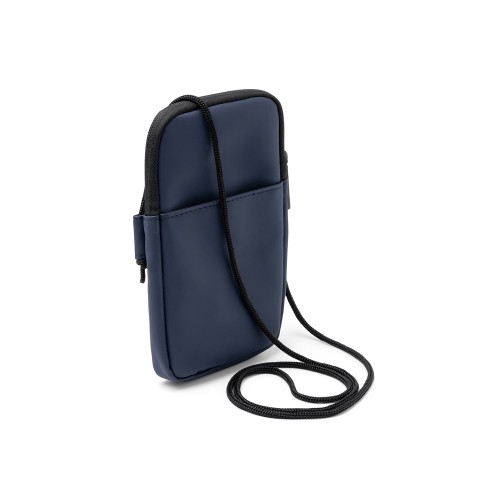 Сумка для мобильного телефона SEUL из экокожи, синий нейви