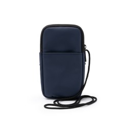 Сумка для мобильного телефона SEUL из экокожи, синий нейви