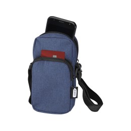 Сумка для телефона "Ross" из переработанного материала, синий navy