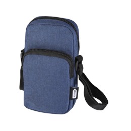 Сумка для телефона "Ross" из переработанного материала, синий navy