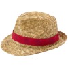 Pricus соломенная шляпа - Красный / Натуральный