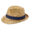 Pricus соломенная шляпа - Темно - синий / Натуральный