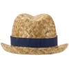 Pricus соломенная шляпа - Темно - синий / Натуральный