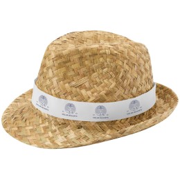 Pricus соломенная шляпа - Белый / Натуральный