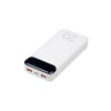 RIVACASE VA2580 (20 000mAh), QC/PD 20W внешний аккумулятор с дисплеем, белый /24