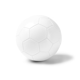 Футбольный мяч FABIO 1-го размера из искусственной кожи, белый (Р)