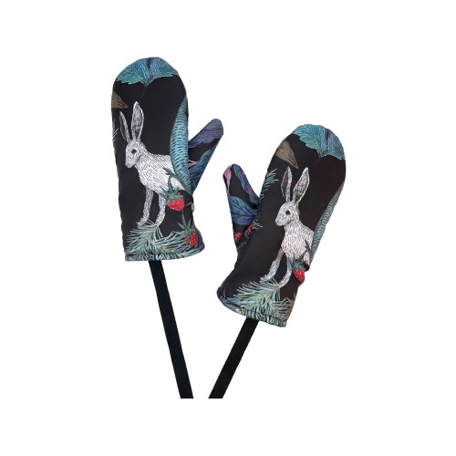 Варежки «Зайцы». Varvara (без лого Varvara)