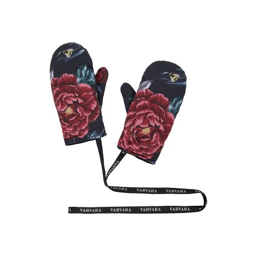 Варежки «Русские сезоны», синий. Varvara