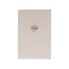 Блокнот А5 "Adiantum" из переработанного тростника, 80 листов, гибкая обложка, натуральный (тампопечать)