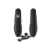 Нож перочинный VICTORINOX Spartan Onyx Black, 91 мм, 12 функций, чёрный, со шнурком в комплекте