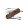 Нож-брелок VICTORINOX Classic SD, 58 мм, 5 функций, деревянная рукоять