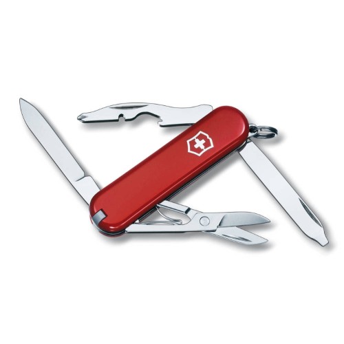 Нож-брелок VICTORINOX Rambler, 58 мм, 10 функций, красный