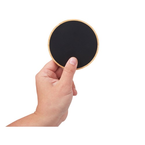 Беспроводное зарядное устройство с подсветкой лого «Reedia S3», 15 Вт, бамбук, черный