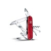 Нож перочинный VICTORINOX Climber, 91 мм, 14 функций, полупрозрачный красный
