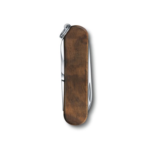 Нож-брелок VICTORINOX Classic SD, 58 мм, 5 функций, деревянная рукоять