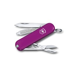 Нож-брелок VICTORINOX Classic SD Colors "Tasty Grape", 58 мм, 7 функций, фиолетовый