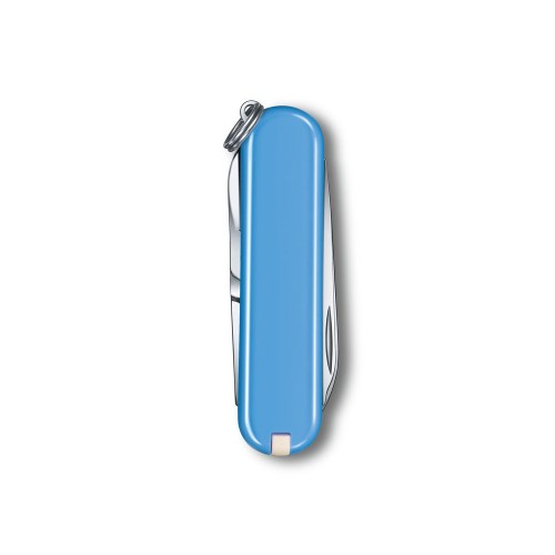 Нож-брелок VICTORINOX Classic SD Colors "Summer Rain", 58 мм, 7 функций, голубой