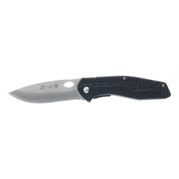 Нож складной Stinger, 95 мм (серебристый), материал рукояти: алюминий (чёрный)