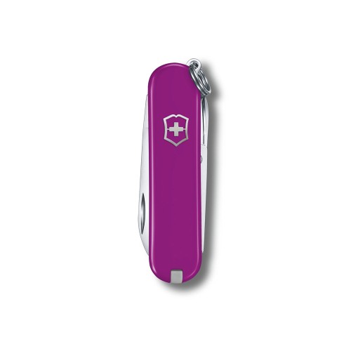 Нож-брелок VICTORINOX Classic SD Colors "Tasty Grape", 58 мм, 7 функций, фиолетовый