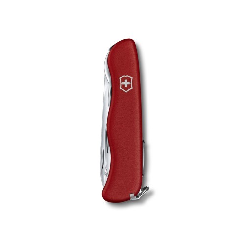 Нож перочинный VICTORINOX Picknicker, 111 мм, 11 функций, с фиксатором лезвия, красный
