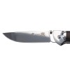 Нож складной Stinger, 105 мм, (серебристый), материал рукояти: сталь/дерево (серебристо-коричневый)