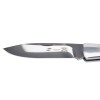 Нож складной Stinger, 104 мм, (серебристый), материал рукояти: сталь/дерево (серебристо-коричневый)