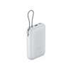 Внешний аккумулятор с встроенным кабелем Xiaomi Power Bank 20000mAh (Integrated Cable) GL Light Gray