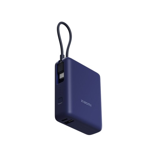 Внешний аккумулятор со встроенным кабелем Xiaomi 33W Power Bank 10000mAh (Integrated Cable) Ice Blue