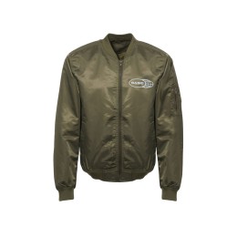 Куртка бомбер «Antwerpen» унисекс, хаки, ДТФ и бренд тайп