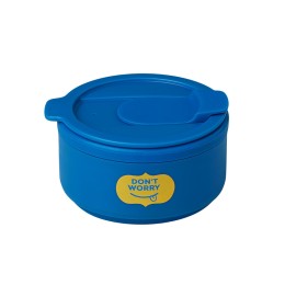 Силиконовый складной стакан «GoCup», синий индиго, тампопечать