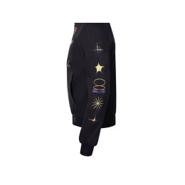 Худи «Warsaw», унисекс, черный, ДТФ текстиль и термотрансфер