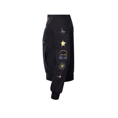 Худи «Warsaw», унисекс, черный, ДТФ текстиль и термотрансфер