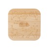 Eмкость для хранения «Flake», бежевый, натуральный, с гравировкой