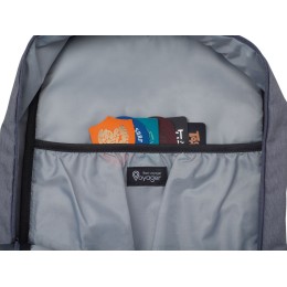 Рюкзак Glaze для ноутбука 15'', серый с патчем