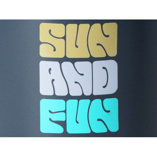 Кружка матовая Rita, 410мл, антрацит (тампопечать)