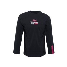 Лонгслив «HD Fit» мужской, черный, трафаретная печать и бренд тайп