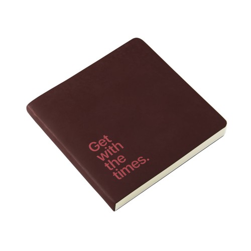 ЕЖЕДНЕВНИК недатированный А5- "MEGAPOLIS FLEX QUATTRO" (БОРДОВЫЙ) с УФ-печатью